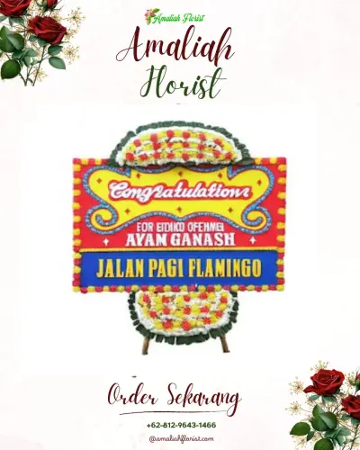 Bunga Papan Congratulation di Malingping Utara